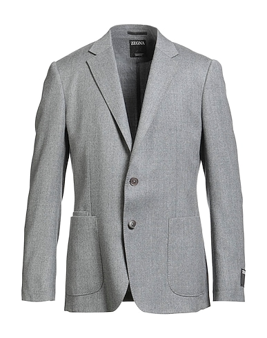 ZEGNA Blazer Grey 100% Wool