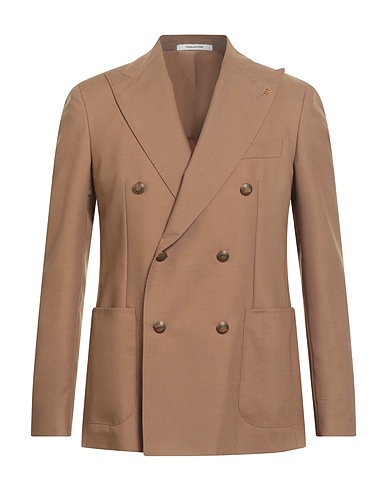 TAGLIATORE Blazer Camel 87% Virgin Wool, 13% Mohair wool