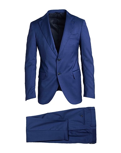 TOMBOLINI Suits Blue 100% Virgin Wool