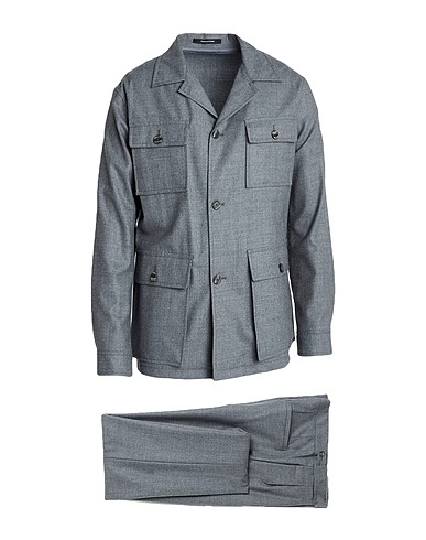 TAGLIATORE Suits Grey 99% Virgin Wool, 1% Elastane