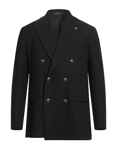 TAGLIATORE Americana Negro 46% Lana, 40% Poliéster, 7% Poliamida, 6% Acrílico, 1% Elastán