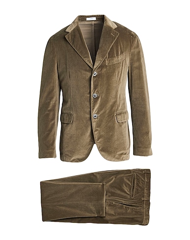 BOGLIOLI Suits Khaki 100% Cotton