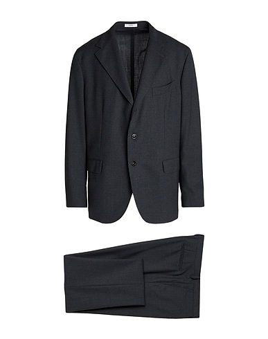 BOGLIOLI Suits Charcoal 100% Virgin Wool