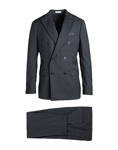 BOGLIOLI Suits Charcoal 100% Virgin Wool
