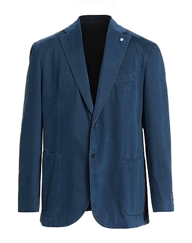 L.B.M. 1911 Blazer Navy blue 100% Cotton