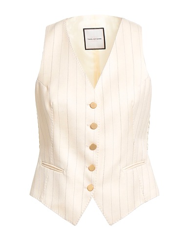 TAGLIATORE 02-05 Waistcoat Cream 36% Wool, 31% Polyester, 17% Viscose, 13% Polyamide, 3% Other Fibres