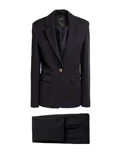 GAUDÌ Suit JEANS Black 70% Polyester, 25% Viscose, 5% Elastane