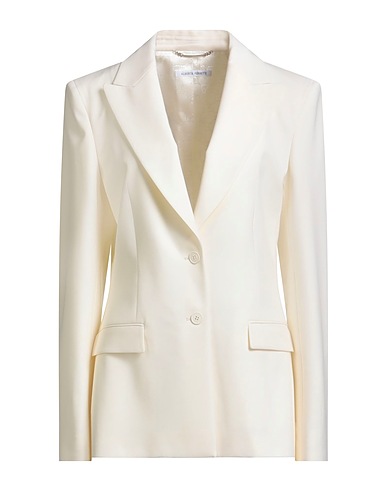 ALBERTA FERRETTI Blazer Ivory 96% Virgin Wool, 4% Elastane