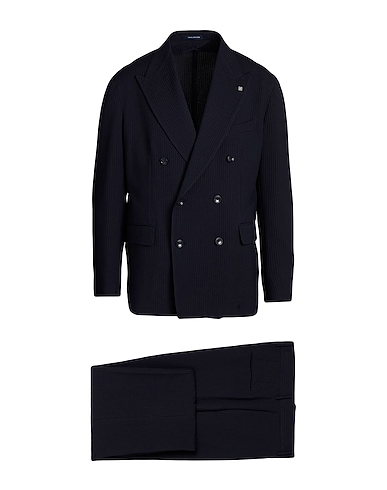 TAGLIATORE Suits Midnight blue 54% Polyamide, 40% Cotton, 6% Elastane