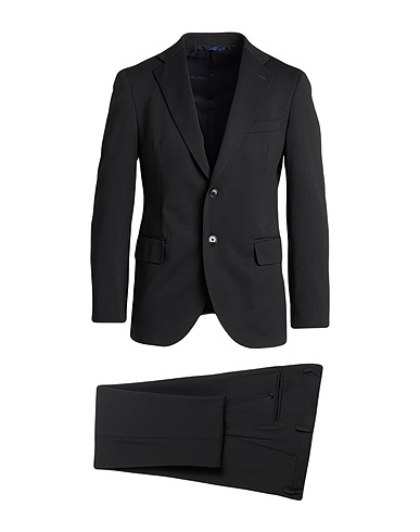 TOMBOLINI Suits Black 95% Polyester, 5% Elastane