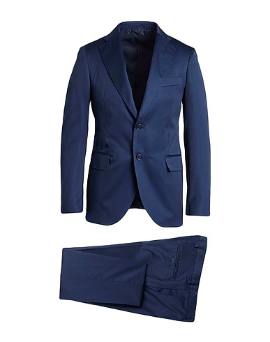 TOMBOLINI Suits Navy 58% Wool, 38% Polyamide, 4% Elastane