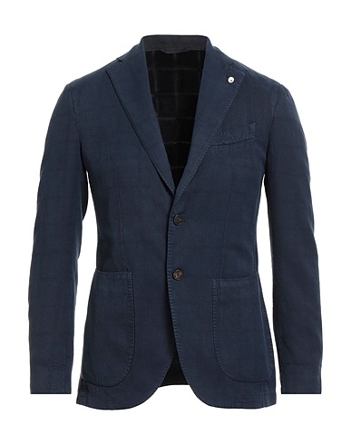 L.B.M. 1911 Blazer Midnight blue 75% Cotton, 25% Linen