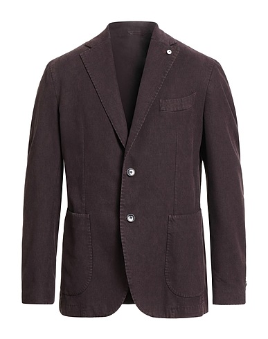 L.B.M. 1911 Blazer Burgundy 50% Cotton, 25% Polyester, 25% Viscose