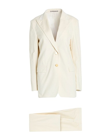 TAGLIATORE 02-05 Suit Cream 99% Cotton, 1% Elastane