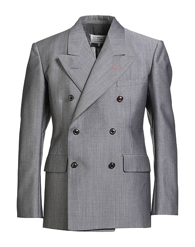 MAISON MARGIELA Blazer Grey 60% Mohair wool, 40% Wool