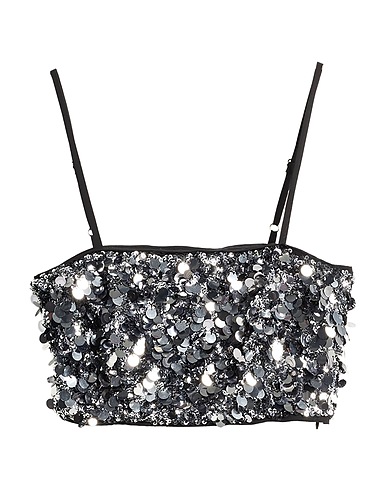 ISABELLE BLANCHE Paris Top Argento 100% Poliestere