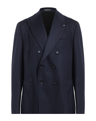 TAGLIATORE Blazer Midnight blue 94% Virgin Wool, 6% Cashmere
