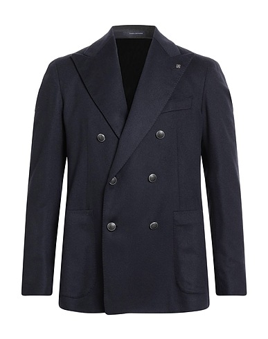 TAGLIATORE Veste Bleu marine 90% Laine vierge, 10% Cachemire
