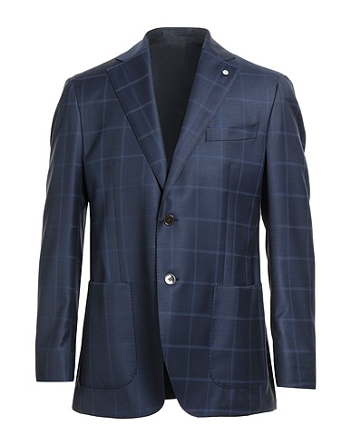 L.B.M. 1911 Blazer Midnight blue 100% Wool