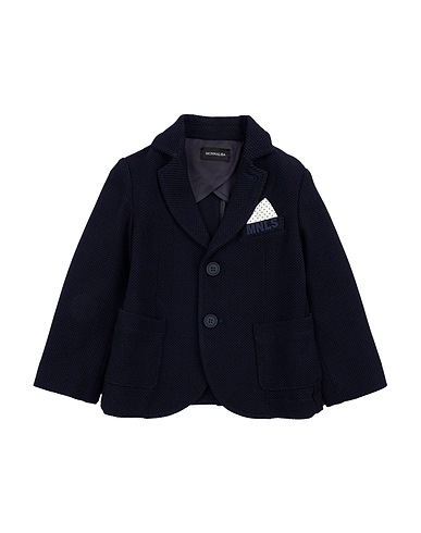 MONNALISA Blazer Navy blue 70% Polyester, 26% Viscose, 4% Elastane