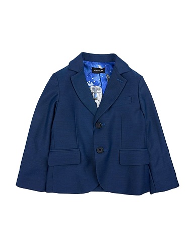 MONNALISA Blazer Navy blue 83% Polyester, 15% Viscose, 2% Elastane