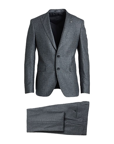 TAGLIATORE Suits Charcoal 100% Super 100s Wool