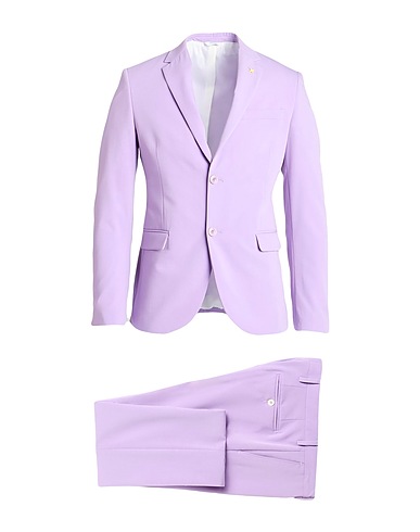 ALESSANDRO GILLES Suits Lilac 65% Wool, 30% Viscose, 5% Elastane
