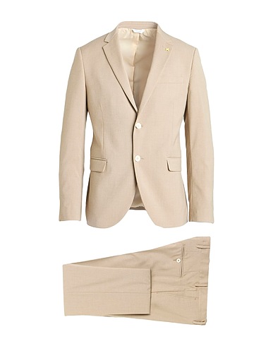 ALESSANDRO GILLES Κοστούμια Χακί 65% Μαλλί, 30% Βισκόζη, 5% Ελαστάνη
