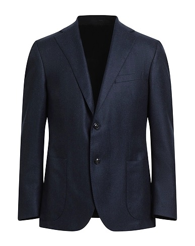 EDUARD DRESSLER Blazer Navy 93% Virgin Wool, 7% Cashmere