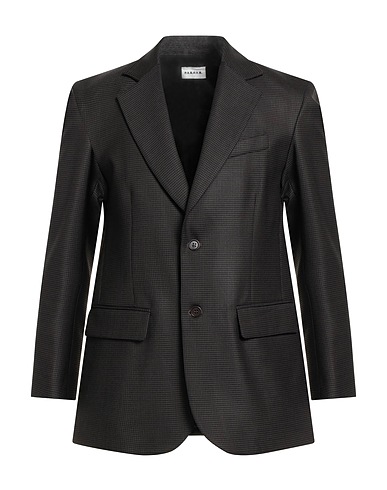 P.A.R.O.S.H. Blazer Dark brown 98% Virgin Wool, 2% Elastane
