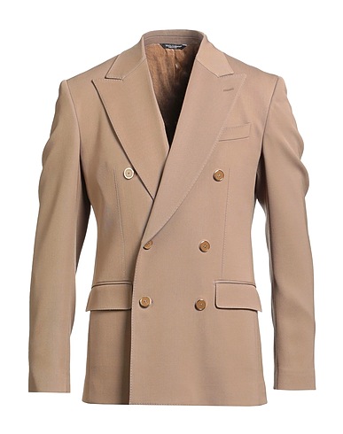 DOLCE&GABBANA Blazer Camel 54% Polyester, 44% Wool, 2% Elastane