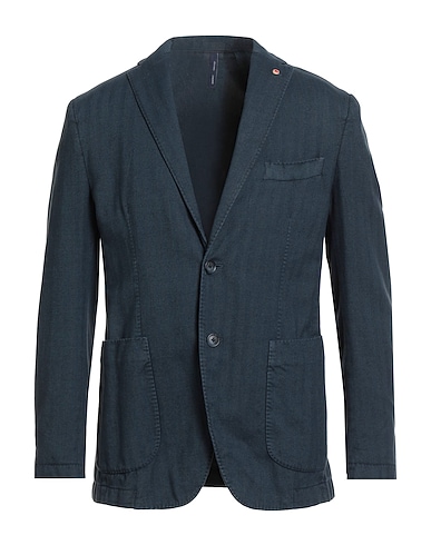 JERRY KEY Blazer Slate blue 100% Cotton