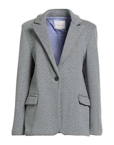 SOUVENIR Blazer Grey 70% Polyester, 30% Cotton