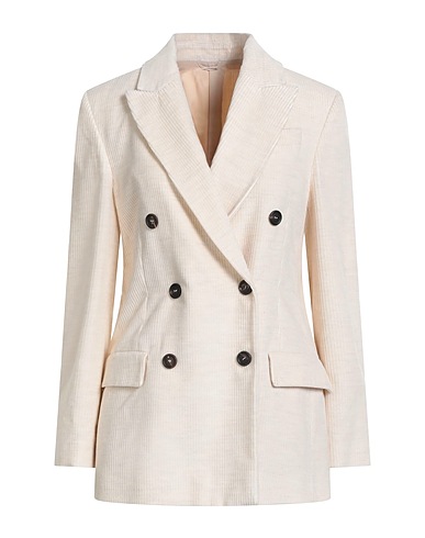 BRUNELLO CUCINELLI Blazer Cream 55% Viscose, 45% Cotton