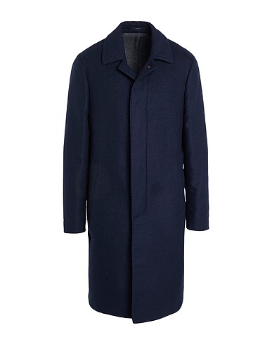 LARDINI Coat Midnight blue 53% Wool, 32% Silk, 15% Cashmere