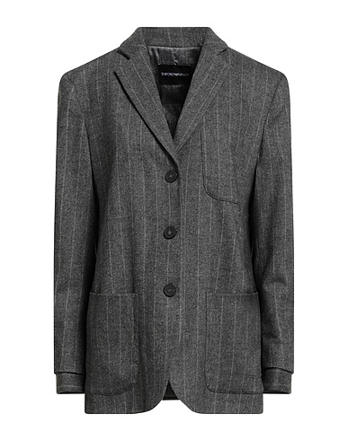 EMPORIO ARMANI Giacca Grigio 39% Lana, 29% Poliestere, 17% Poliammide, 13% Fibre elastiche, 2% Altre Fibre