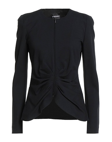 EMPORIO ARMANI Jacket Black 77% Viscose, 17% Polyamide, 6% Elastane