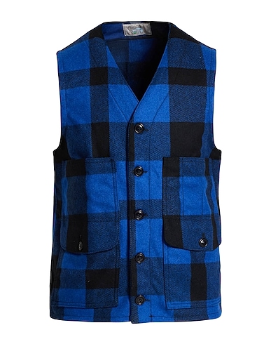 CHESAPEAKE'S Waistcoat Blue 65% Wool, 19% Polyamide, 16% Polyester