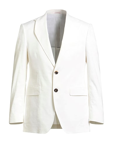 SAULINA Milano Blazer Bianco 55% Lino, 43% Cotone, 2% Elastomultiestere