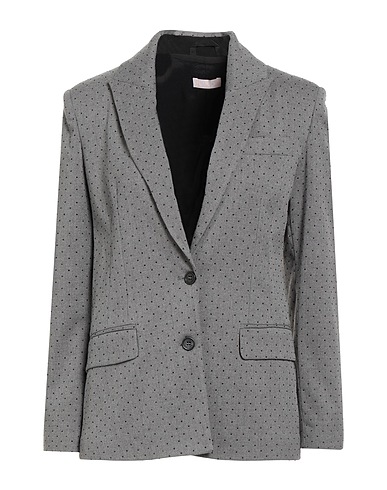 LIU •JO Blazer Grey 64% Polyester, 34% Viscose, 2% Elastane