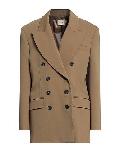 KHAITE Blazer Khaki 58% Virgin Wool, 42% Viscose