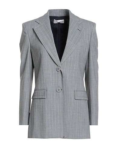 LARDINI Blazer Grey 53% Polyester, 43% Wool, 4% Elastane