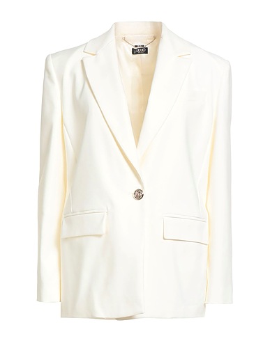 LIU •JO Blazer Off white 49% Cotton, 48% Polyamide, 3% Elastane