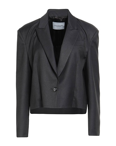 FORTE DEI MARMI COUTURE Blazer Charcoal 64% Polyester, 34% Viscose, 2% Elastane