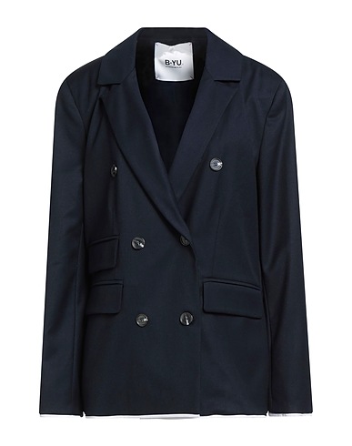 B.YU Blazer Midnight blue 67% Polyester, 31% Viscose, 2% Elastane