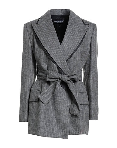 DOLCE&GABBANA Blazer Lead 60% Virgin Wool, 20% Polyamide, 17% Wool, 3% Silk, Viscose