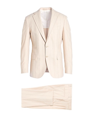 ELEVENTY Suits Beige 89% Wool, 6% Silk, 5% Cashmere