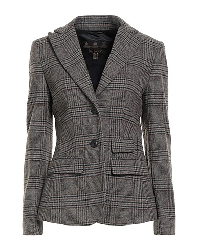 BARBOUR Blazer Grey 66% Wool, 26% Polyamide, 8% Polyester