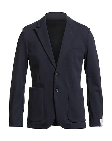 PAOLO PECORA Blazer Midnight blue 56% Viscose, 36% Polyamide, 8% Elastane