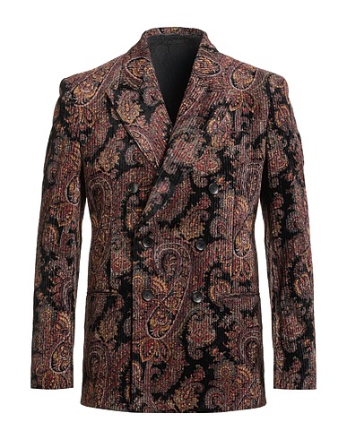 ETRO Blazer Black 64% Cotton, 35% Viscose, 1% Elastane